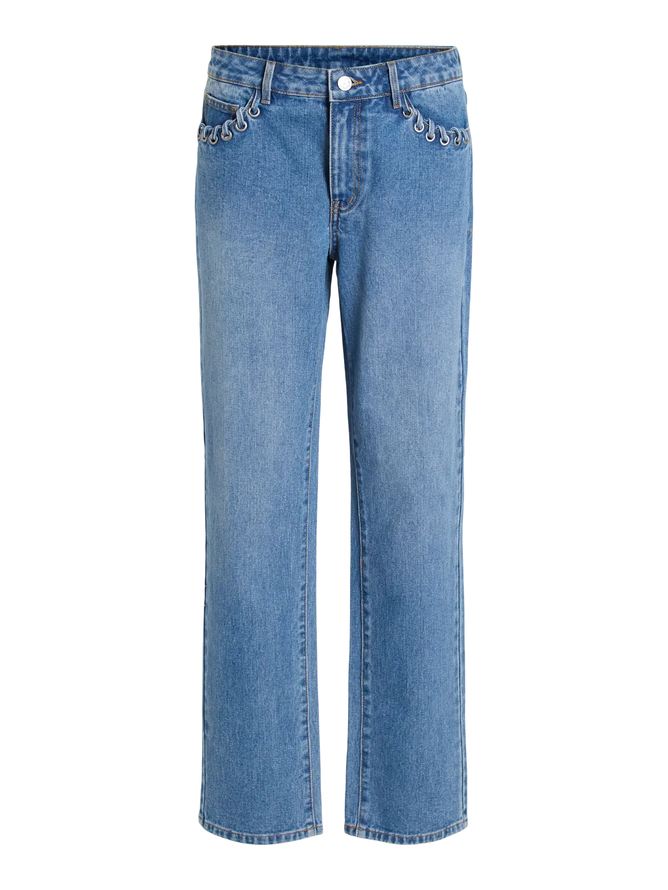 Eyelet Detail Jeans