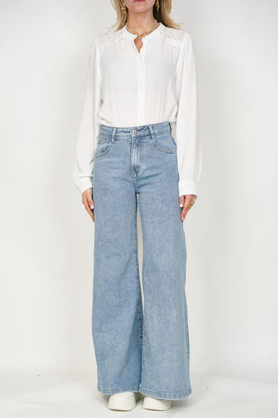 Palazzo Jeans Blue
