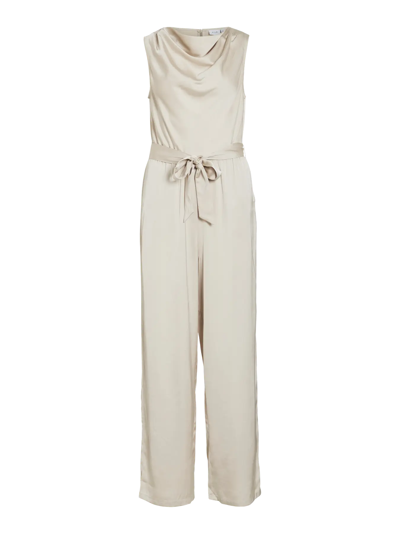 Satin Jumpsuit Cream