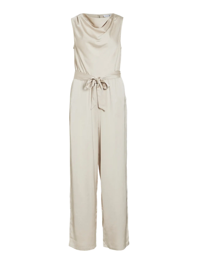 Satin Jumpsuit Cream