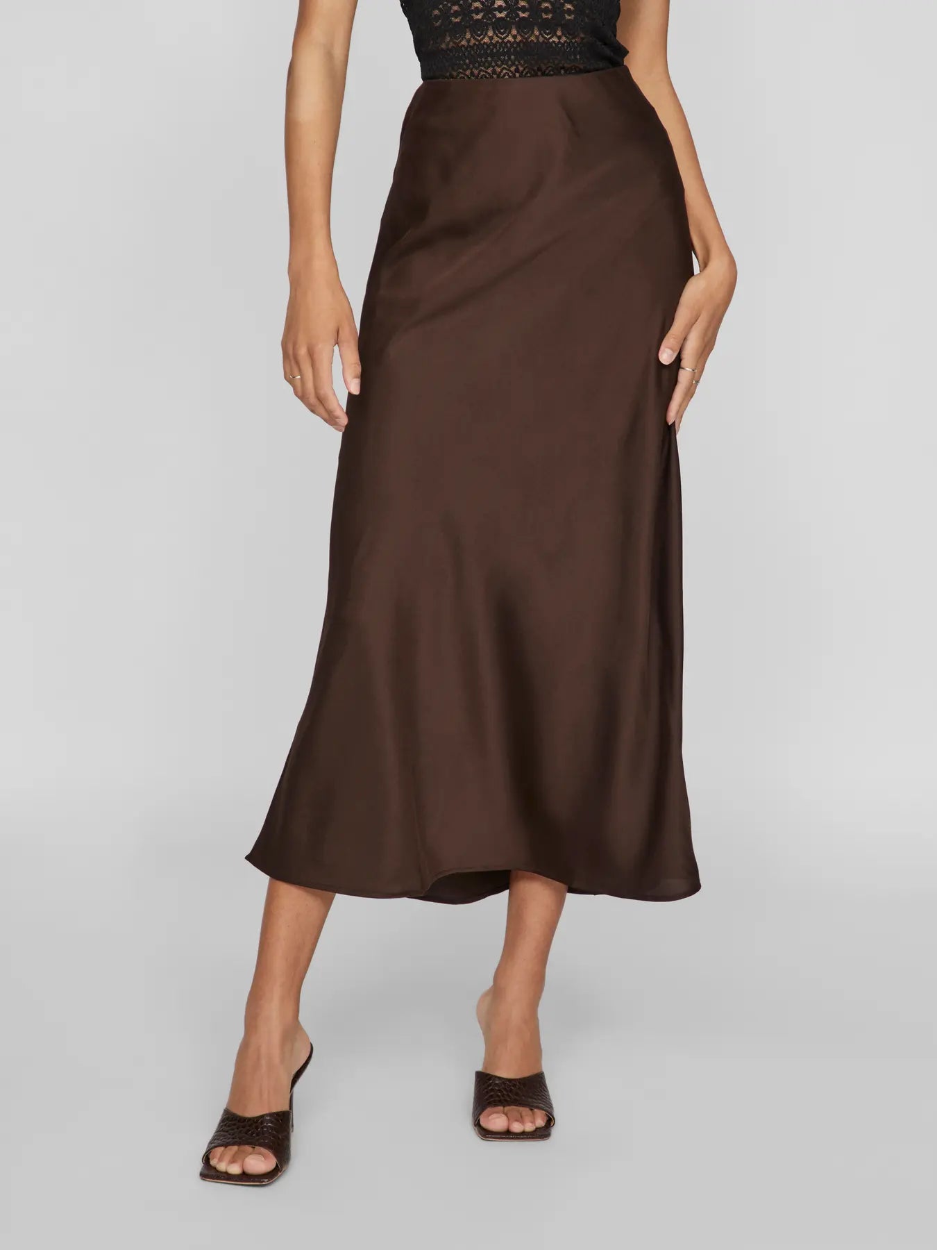 Viellette Maxi Skirt Coffee