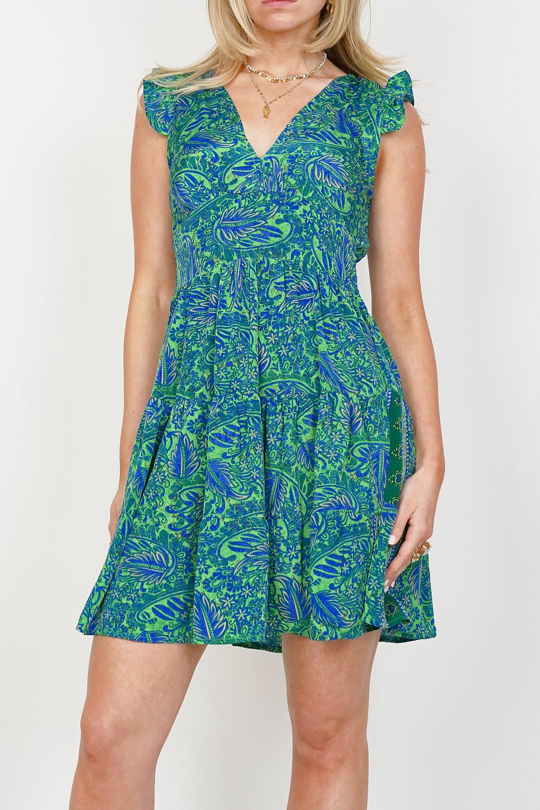 Sandy Peacock Dress