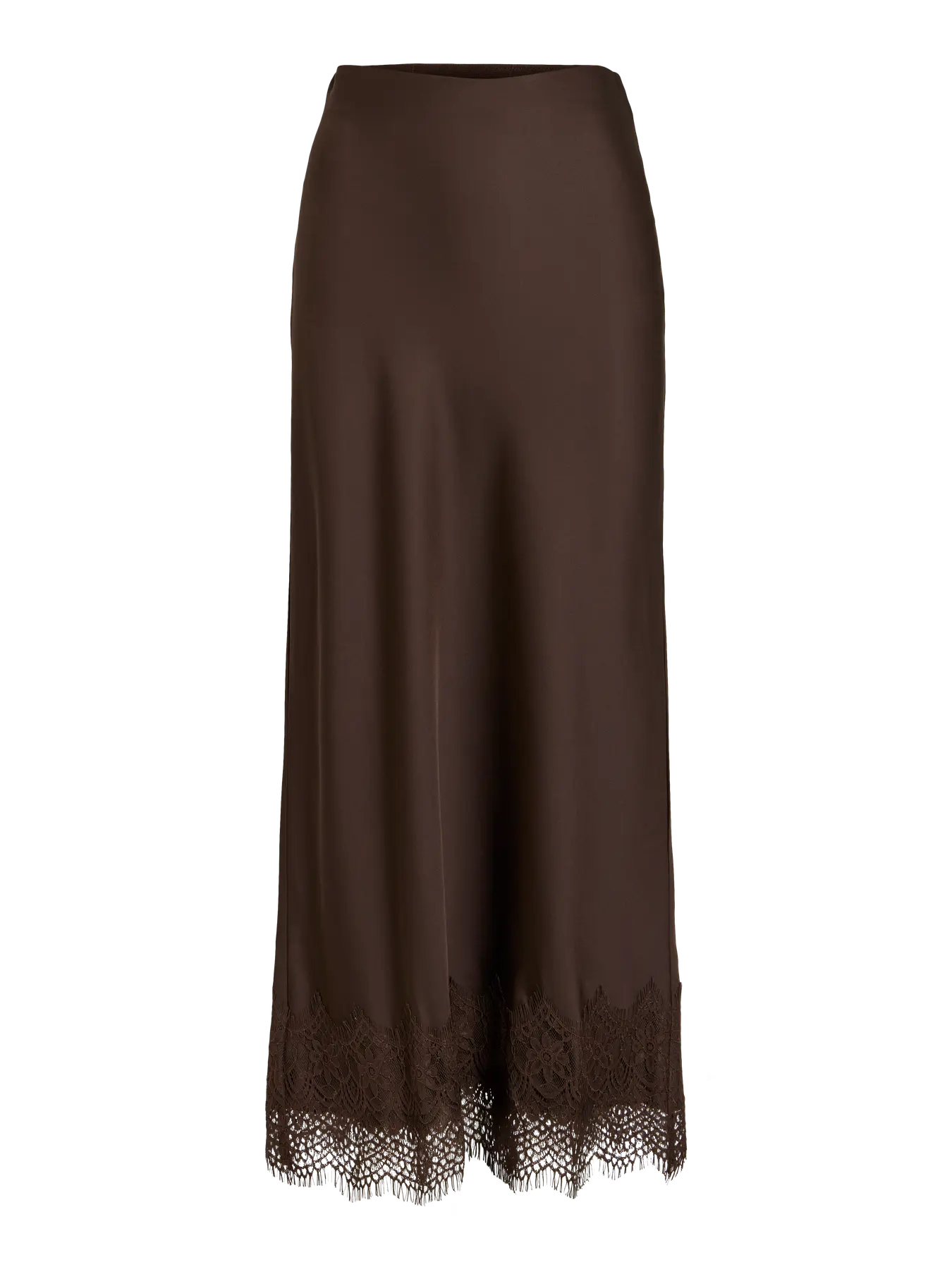 Viellette Lace Skirt Brown