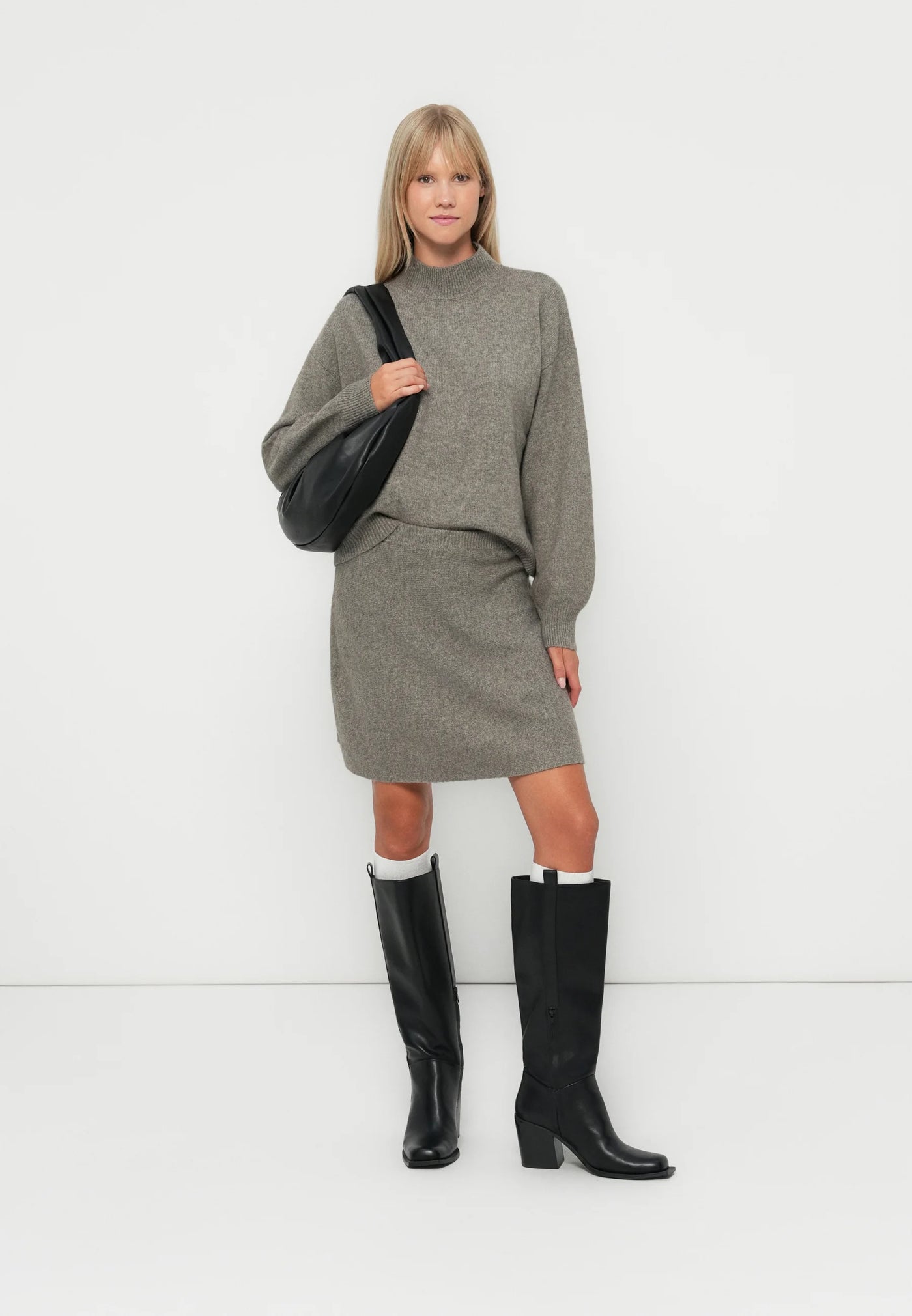 Malou High Neck Knit