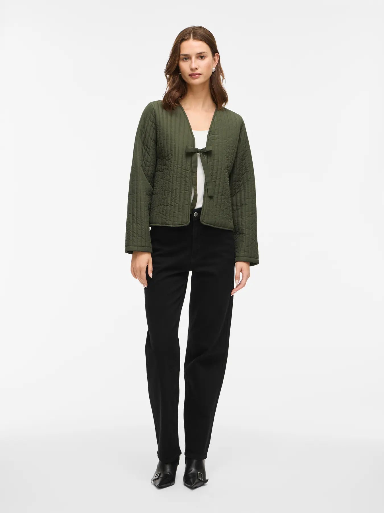 Bow Jacket Khaki