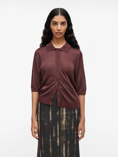 Clara Claret Cardigan