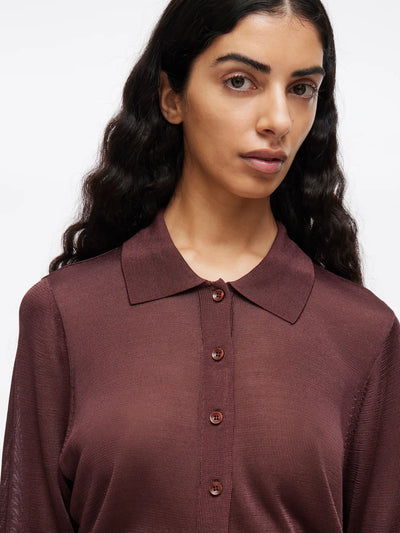 Clara Claret Cardigan