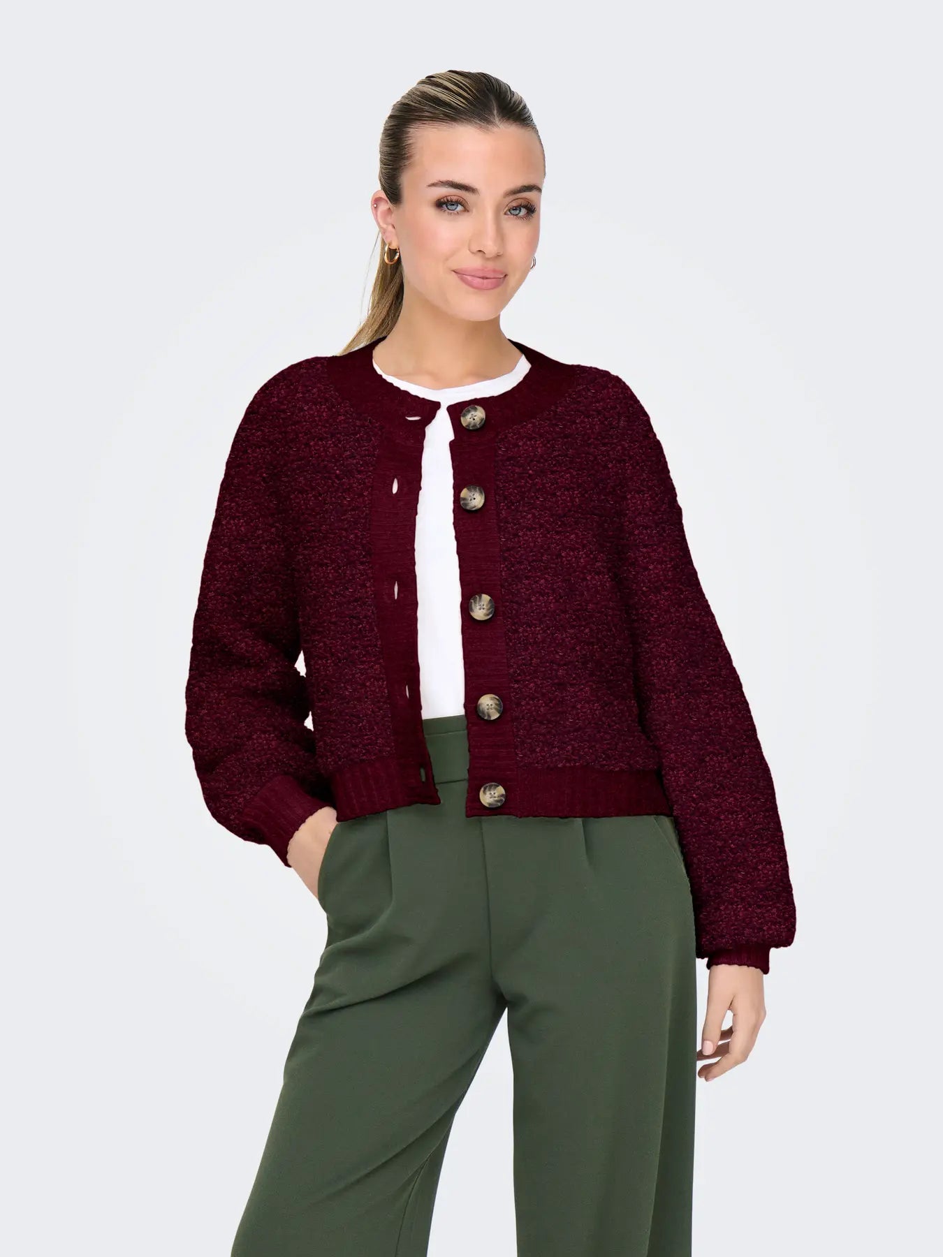 Eira Cardigan Claret