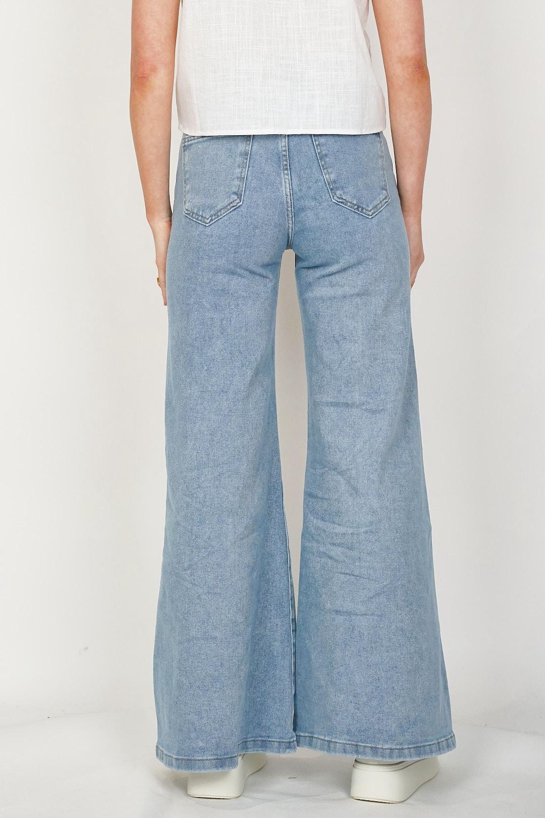 Palazzo Jeans Blue