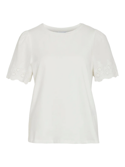 Broidery Sleeve Tee