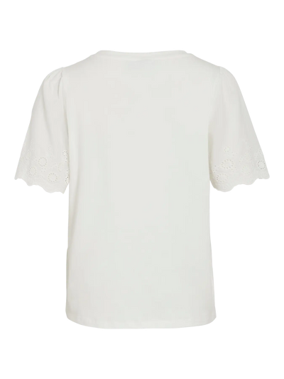 Broidery Sleeve Tee
