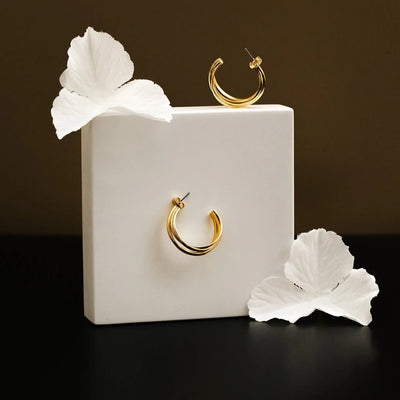 Open Interlocking Mid-Size Hoops