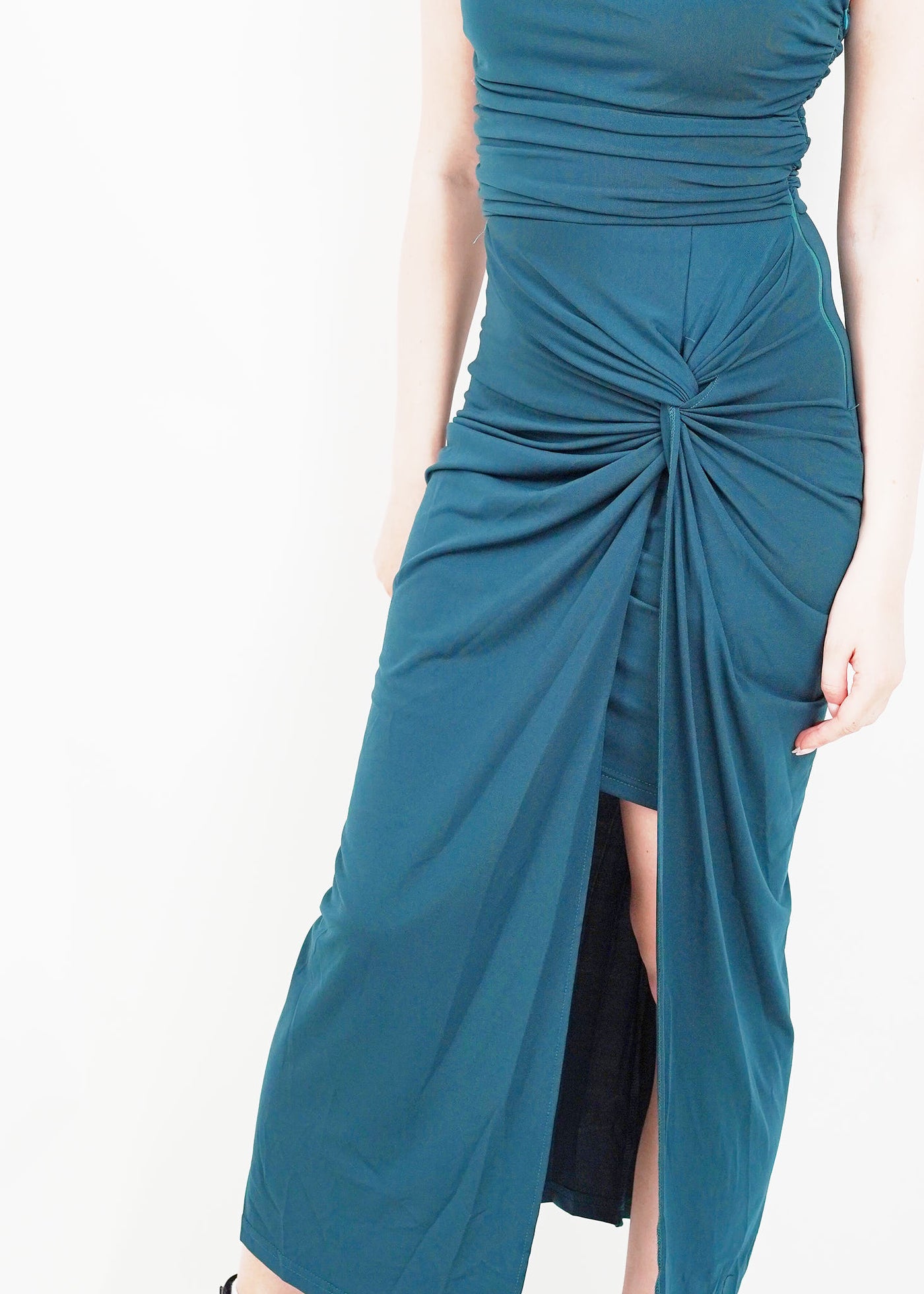 AX Emerald Drape Dress