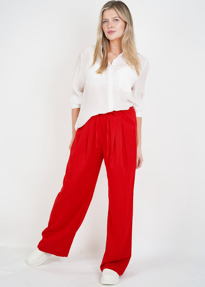 Sweewe Drawstring Trousers Red