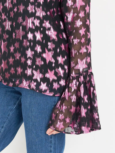 FF Black/Pink Blouse