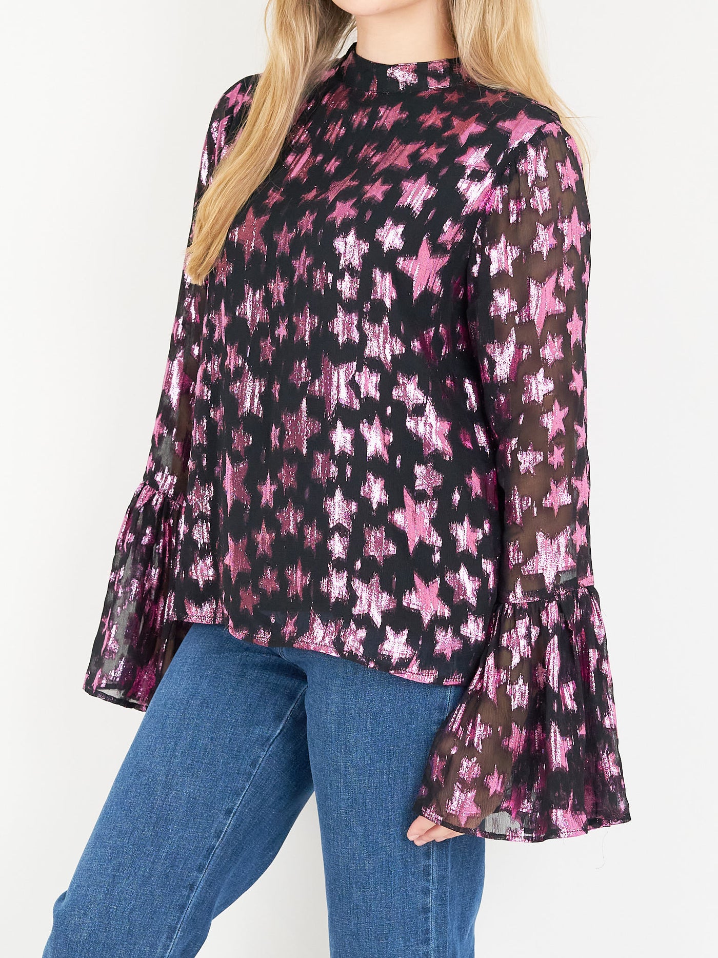FF Black/Pink Blouse
