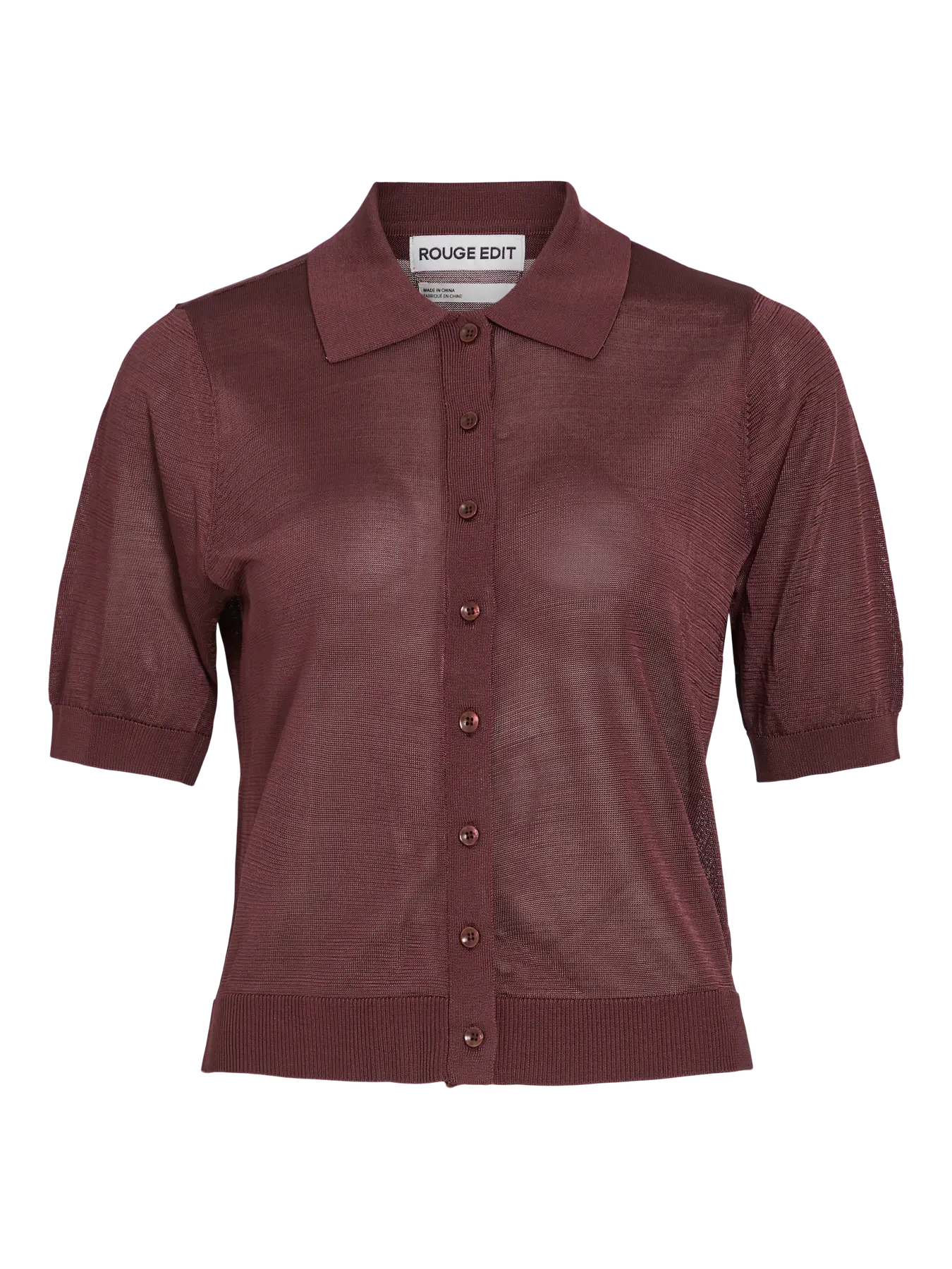 Clara Claret Cardigan