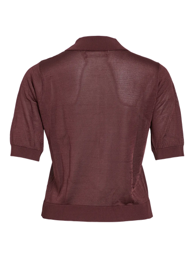 Clara Claret Cardigan