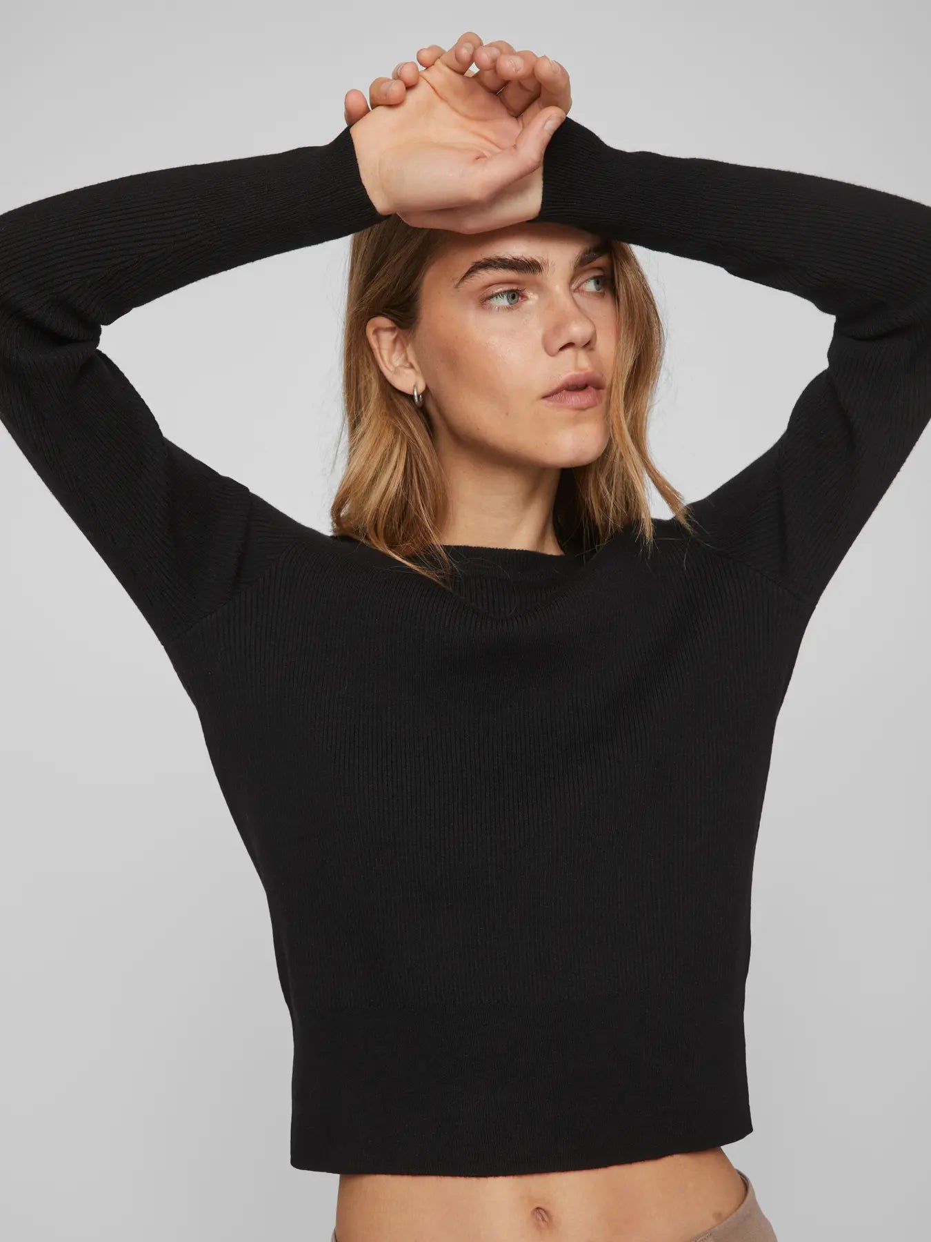 Kate Slimline Jumper Black