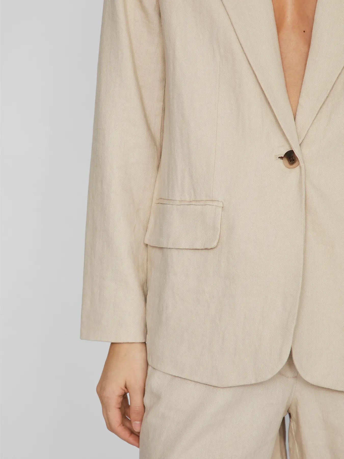 Jolanda Linen Blazer
