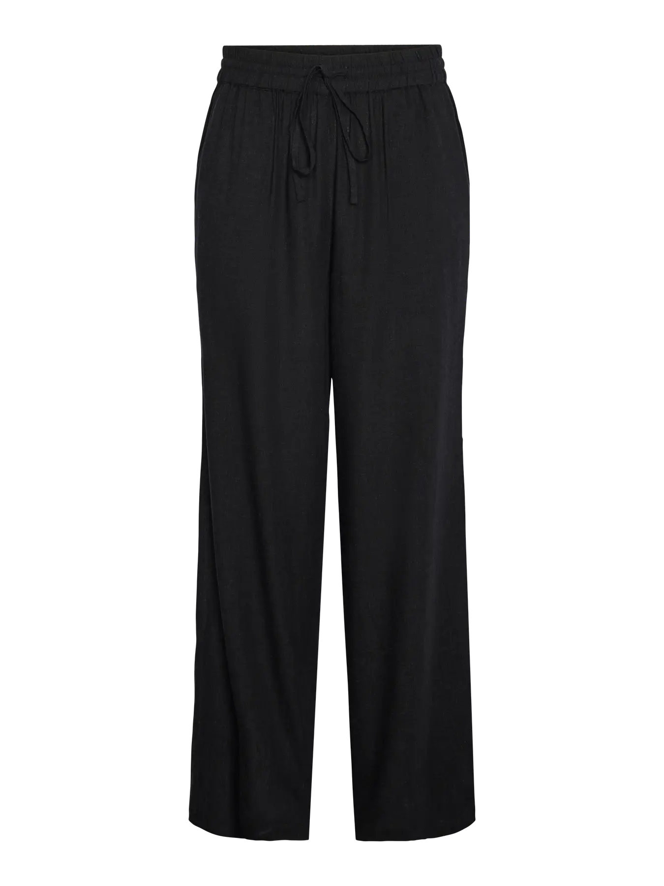Linen Trousers Black
