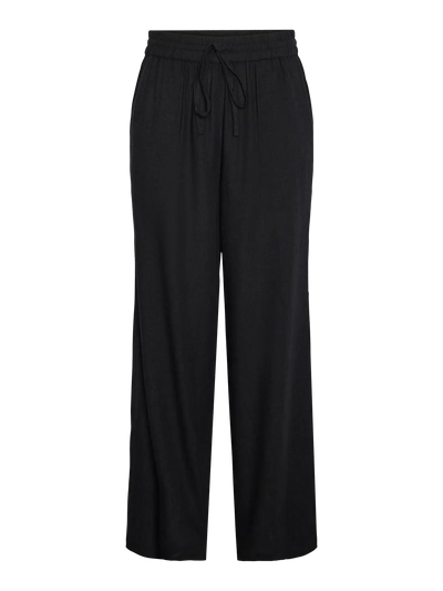 Linen Trousers Black