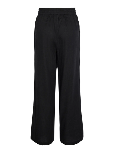 Linen Trousers Black
