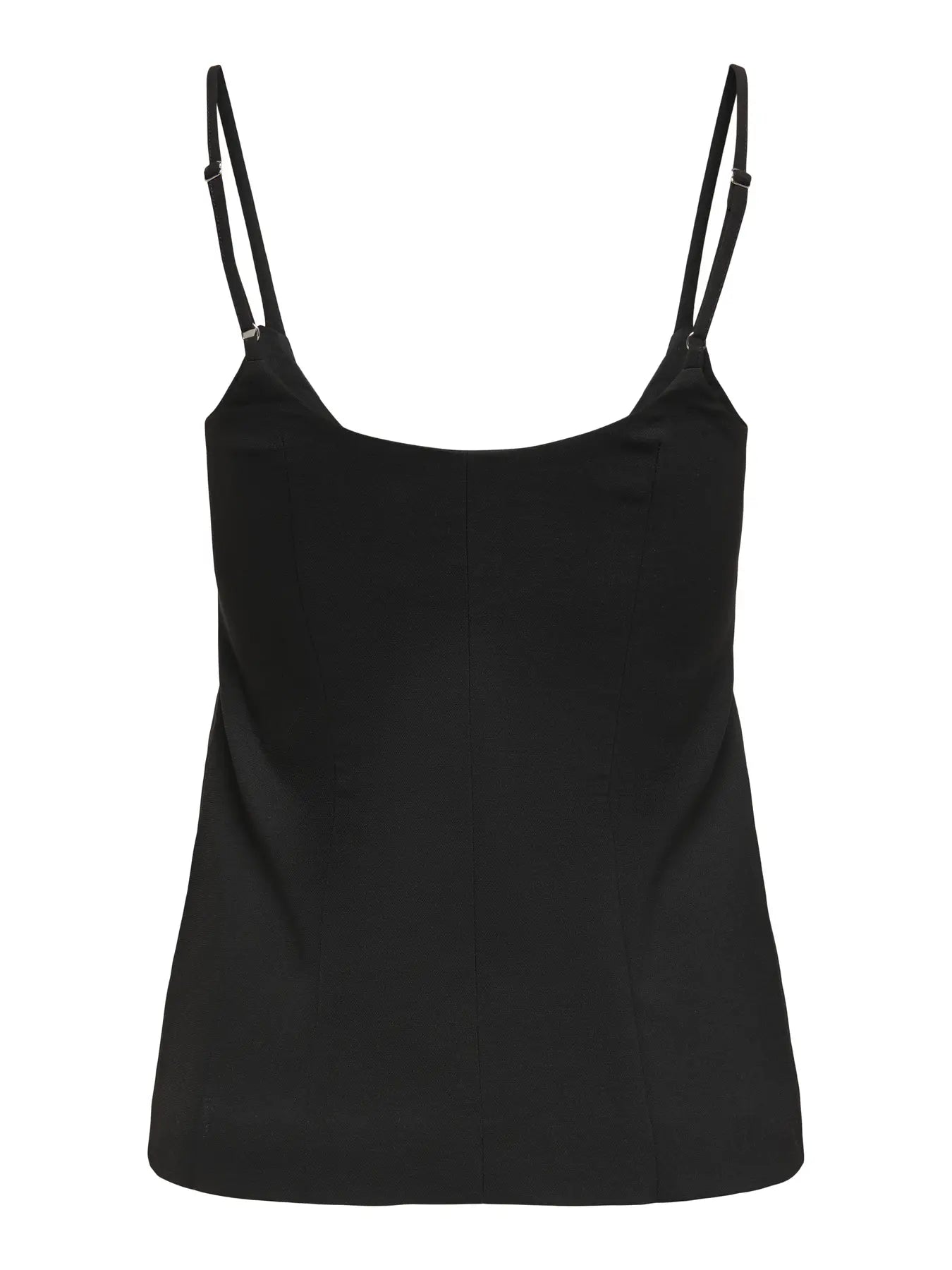 Adora Waistcoat Top Black
