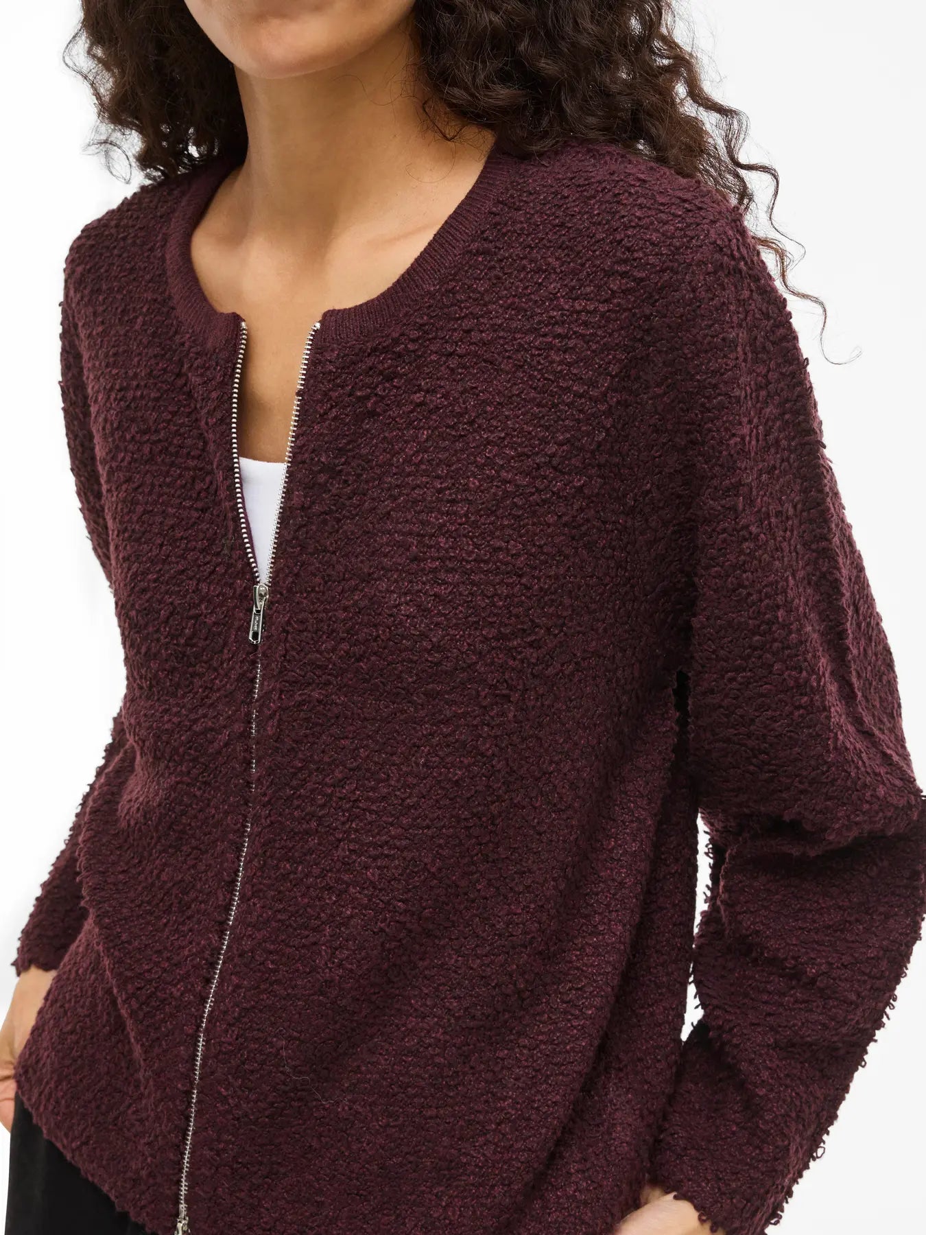Paza Zip Knit Cardigan
