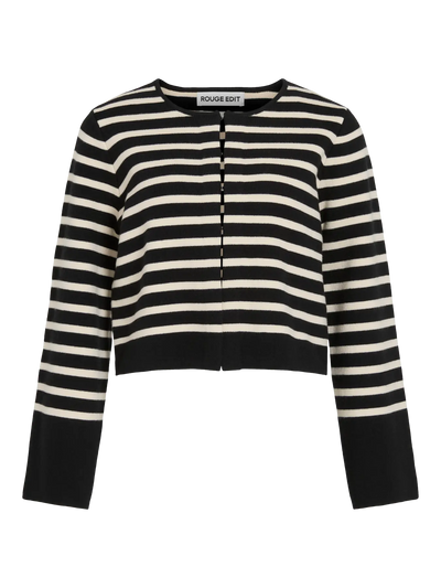 Rouge Edit Striped Cardi-jacket
