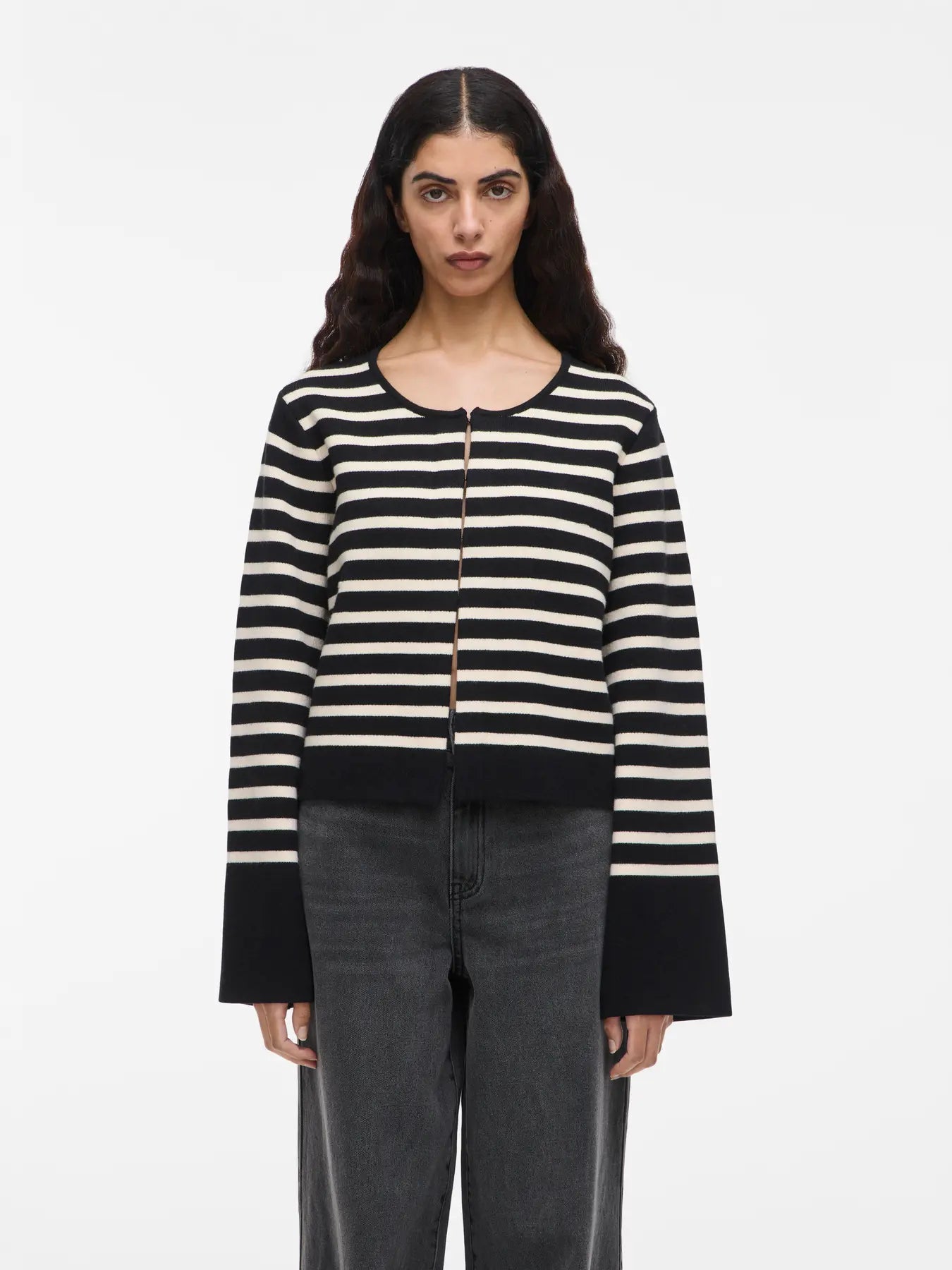 Rouge Edit Striped Cardi-jacket