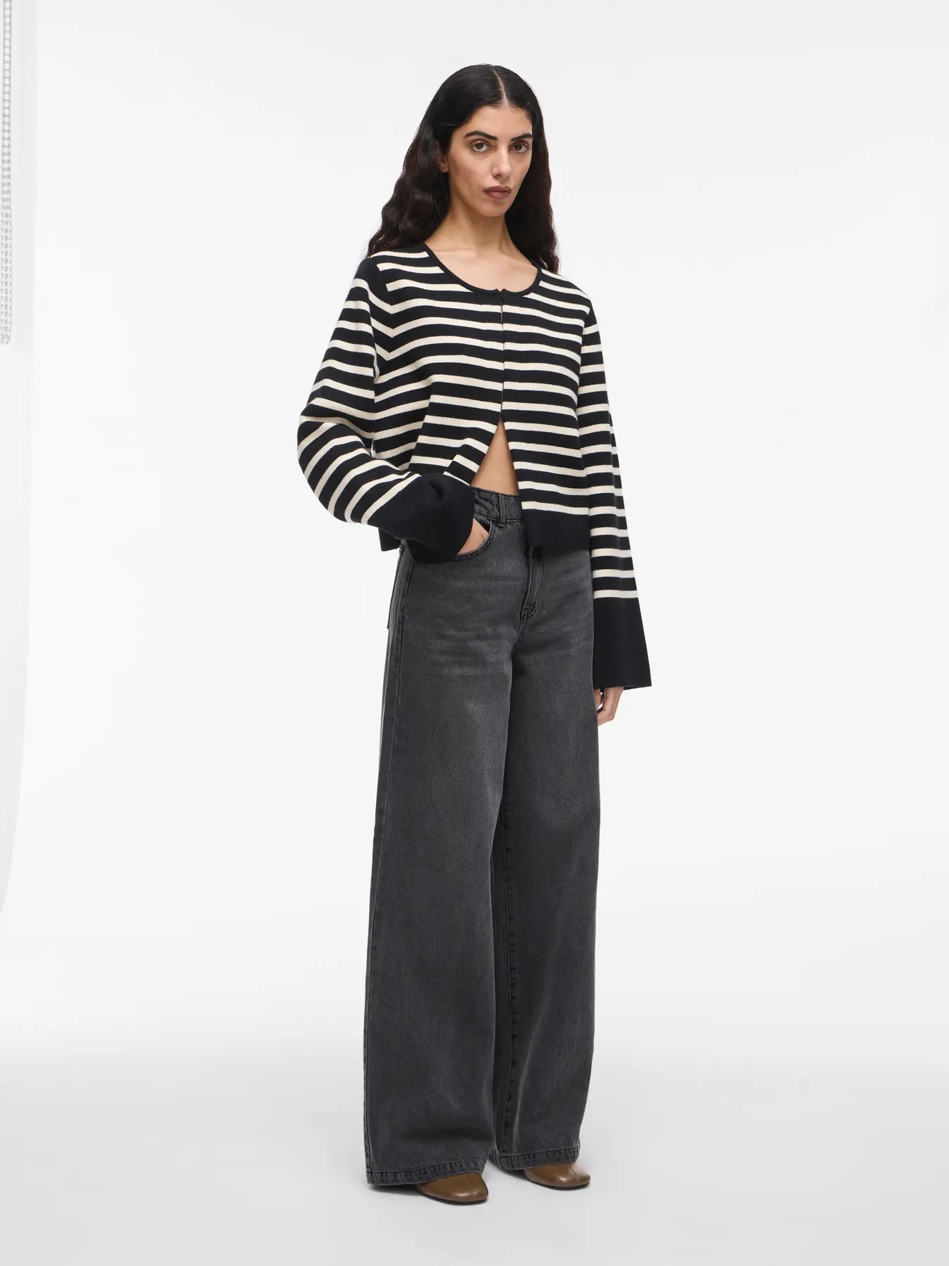 Rouge Edit Striped Cardi-jacket