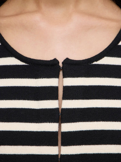 Rouge Edit Striped Cardi-jacket