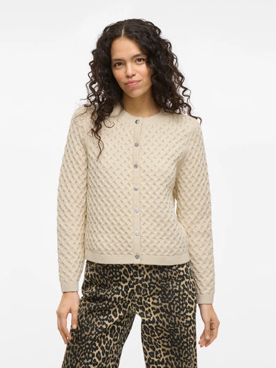 Cotton Rope Knit Cardi-jacket