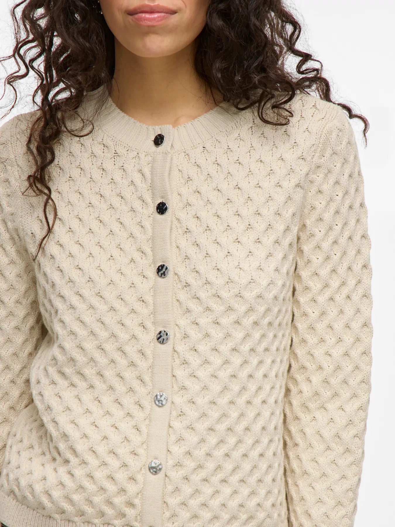 Cotton Rope Knit Cardi-jacket
