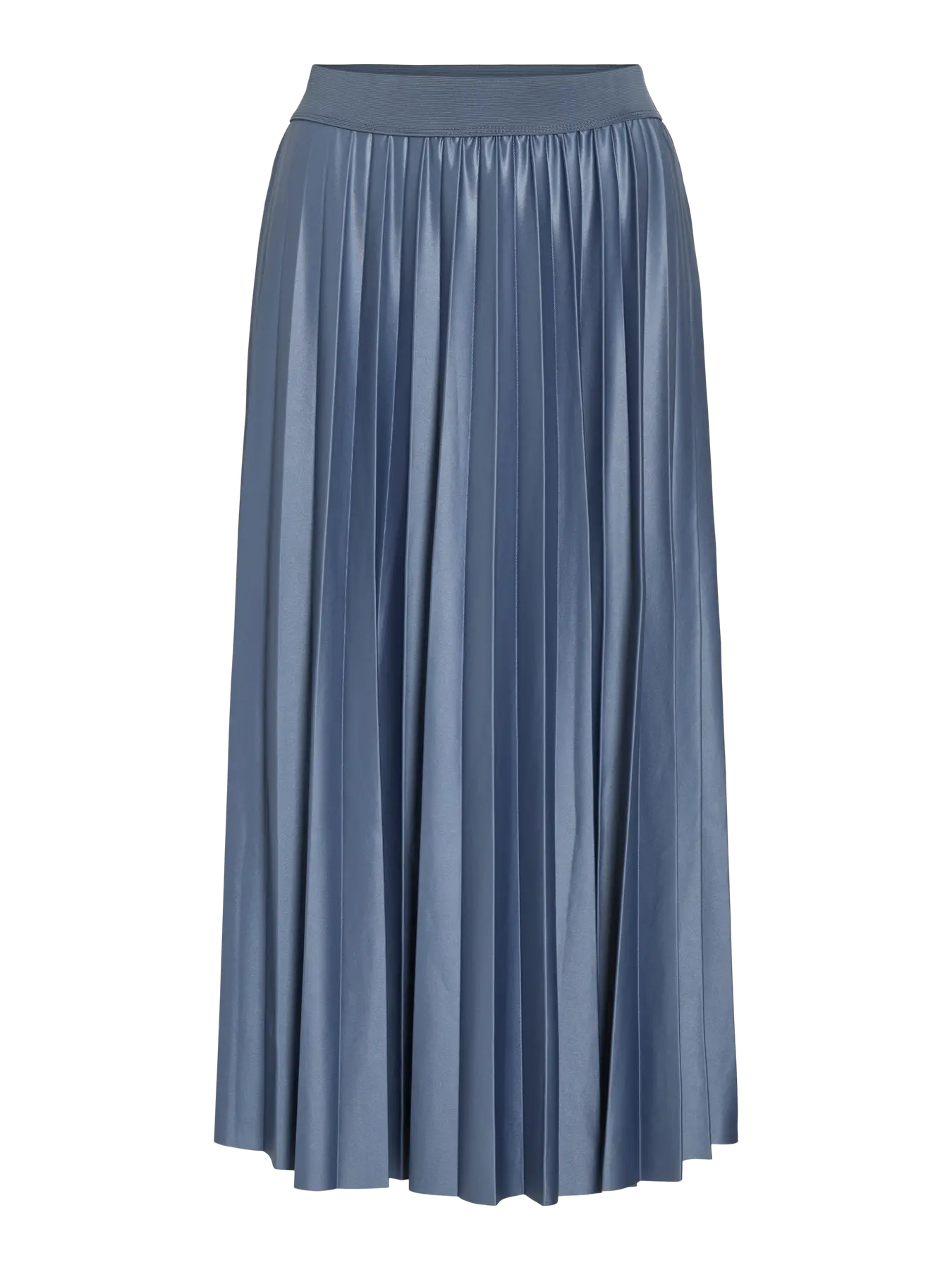 Pleated Midi Skirt Petrol