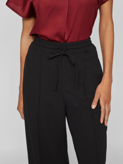 Black Drawstring Trousers