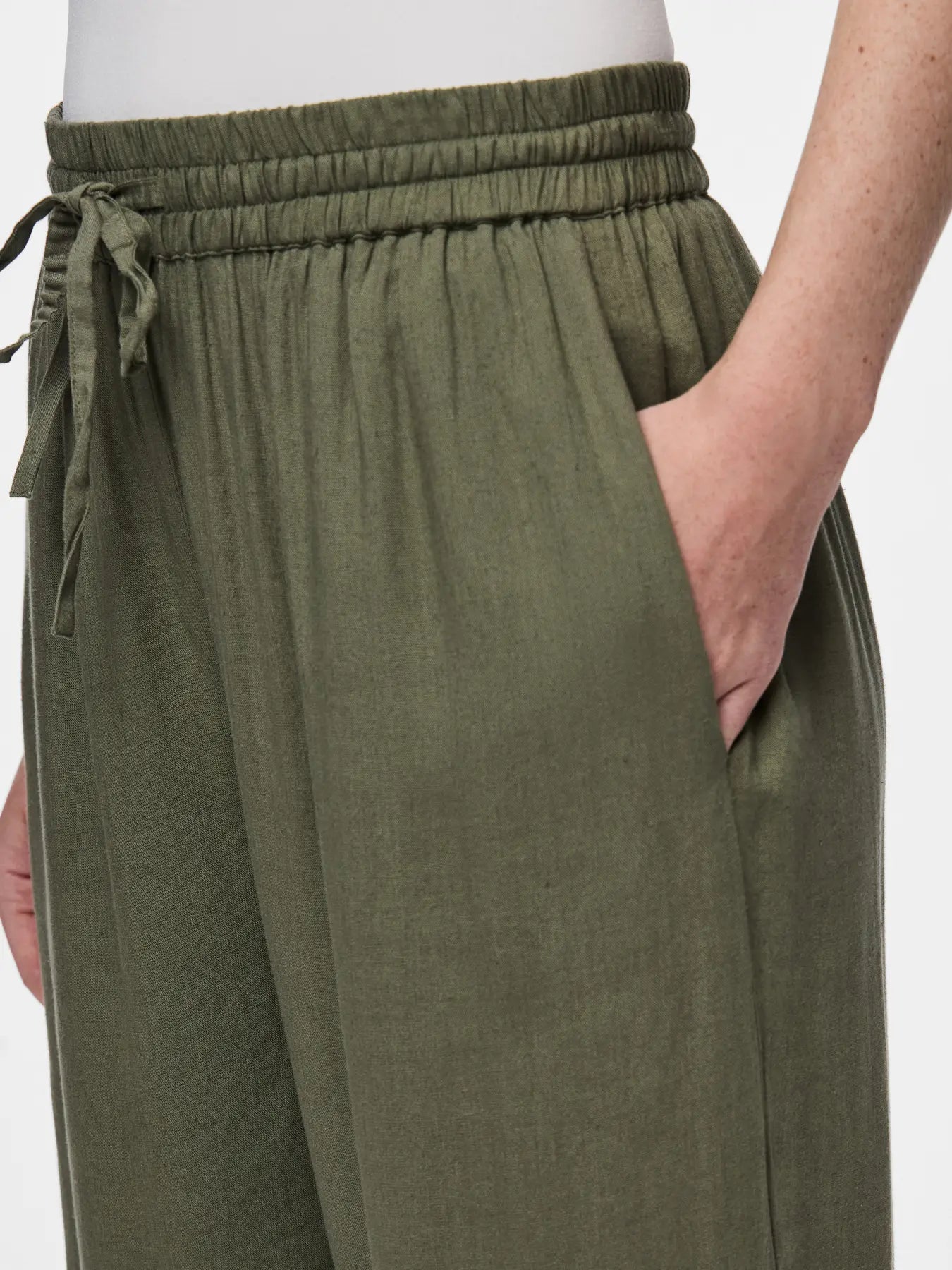 Linen Trousers Khaki