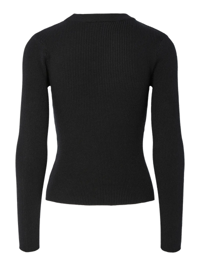 Mira Ribbed Jumper Black