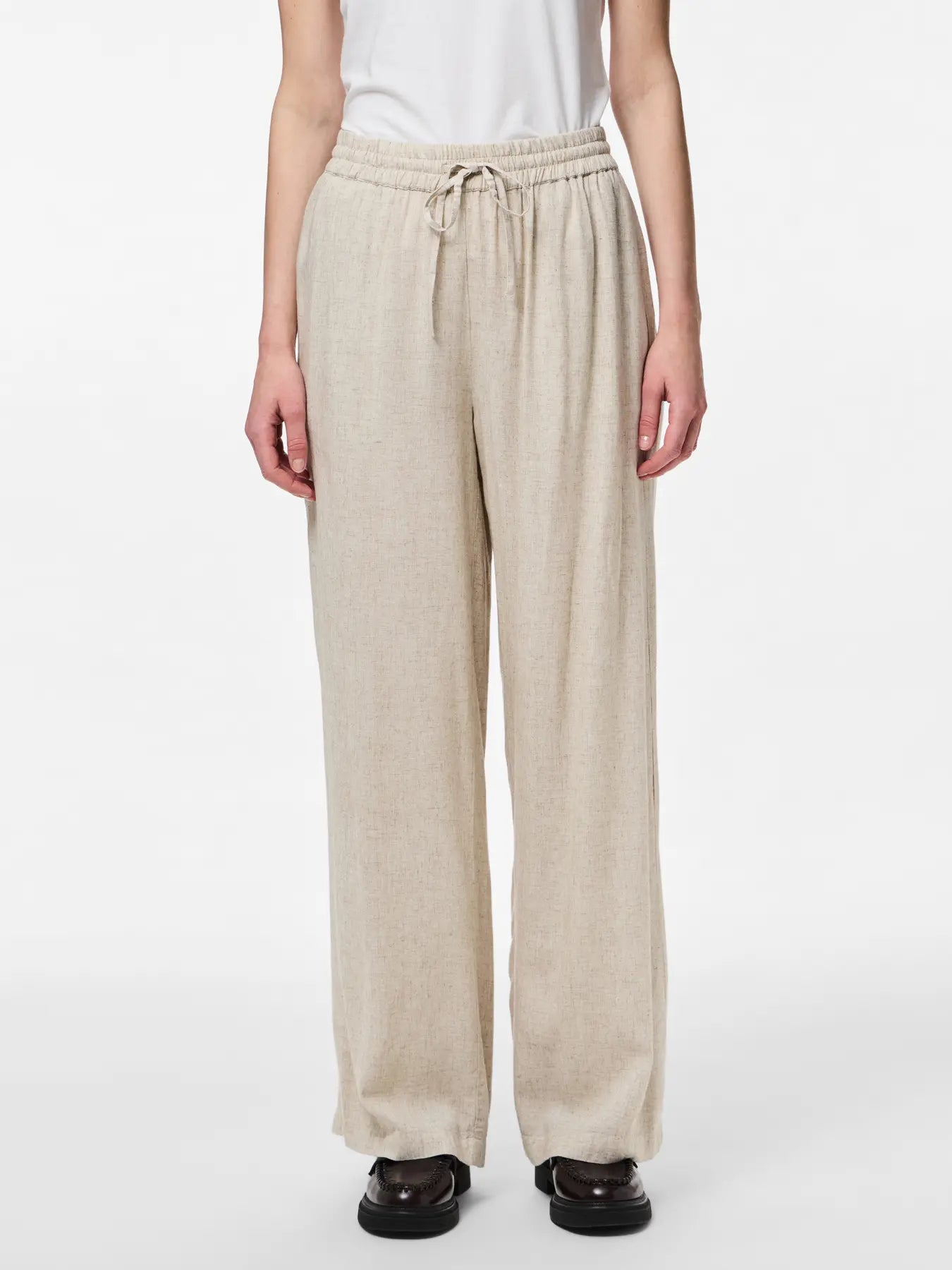 Linen Trousers Beige