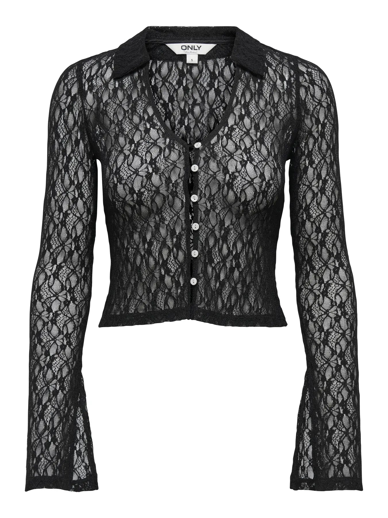 Pulse Lace Top Black