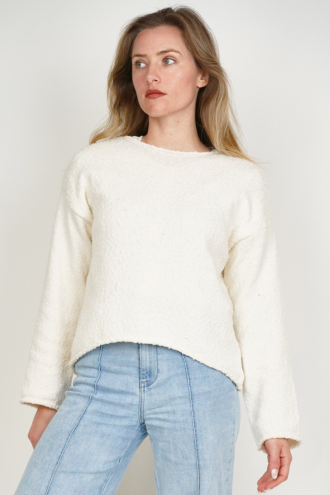 Boucle Jumper Cream