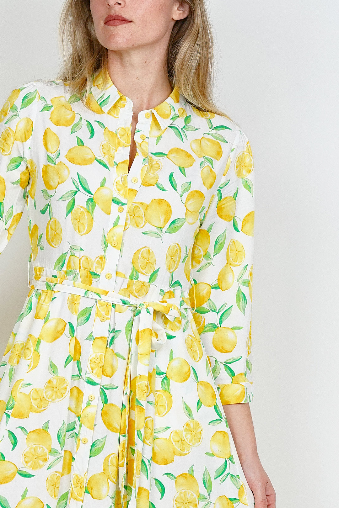 Goa Shirt Dress Lemon