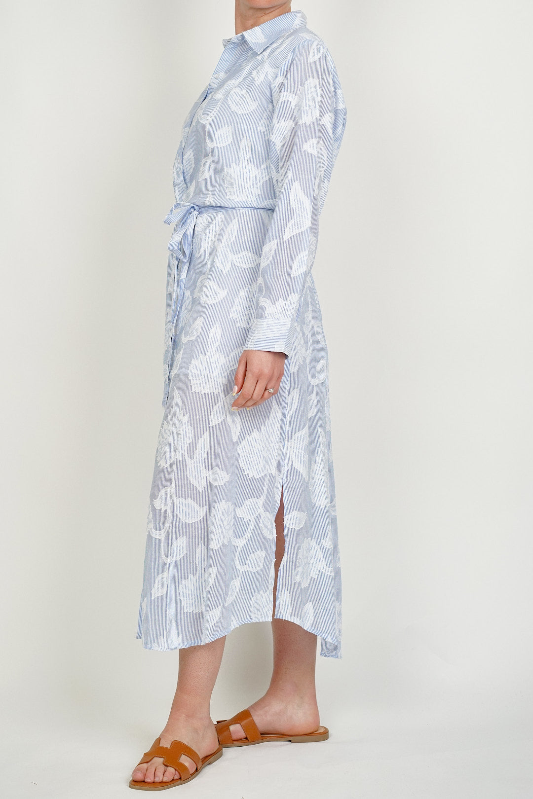 Kayley Cotton Dress Blue