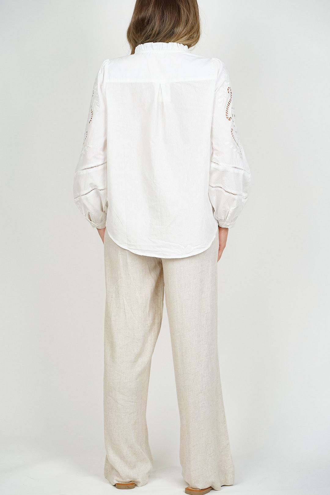 Linen Trousers Beige