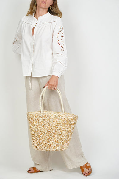 Linen Trousers Beige