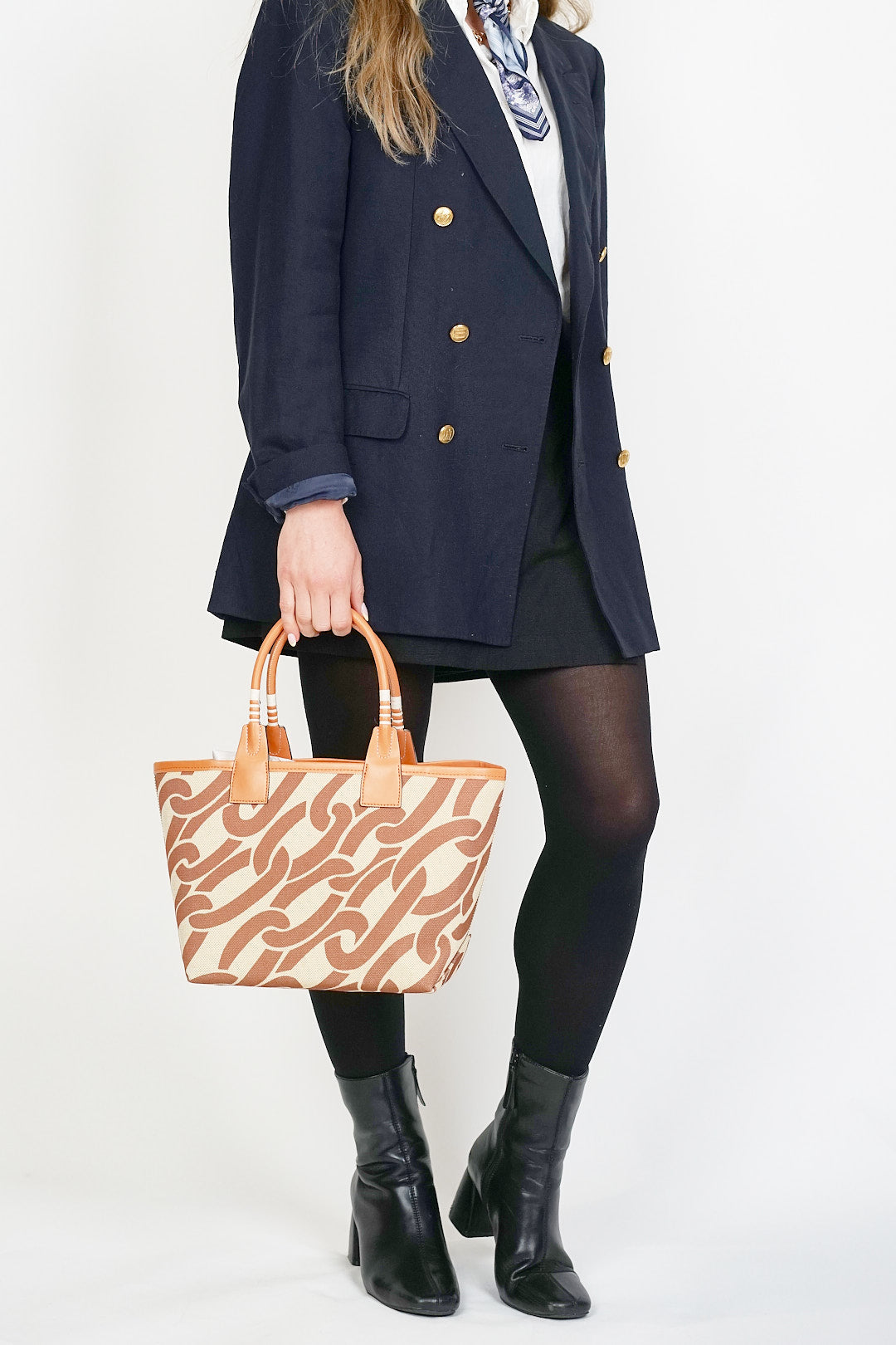 Genuine Leather Horse Bit Bag Link