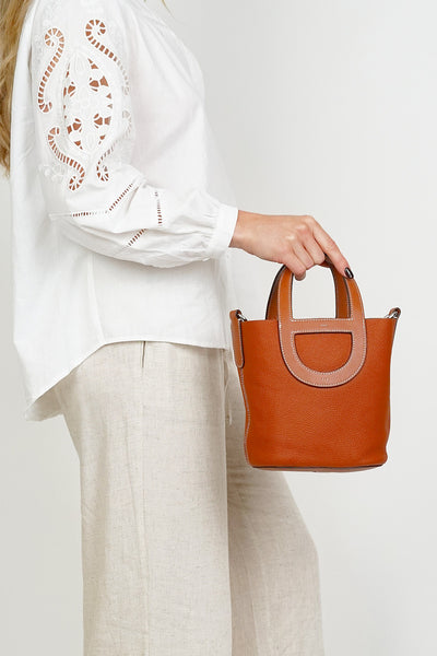 Loop Leather Bag Tan