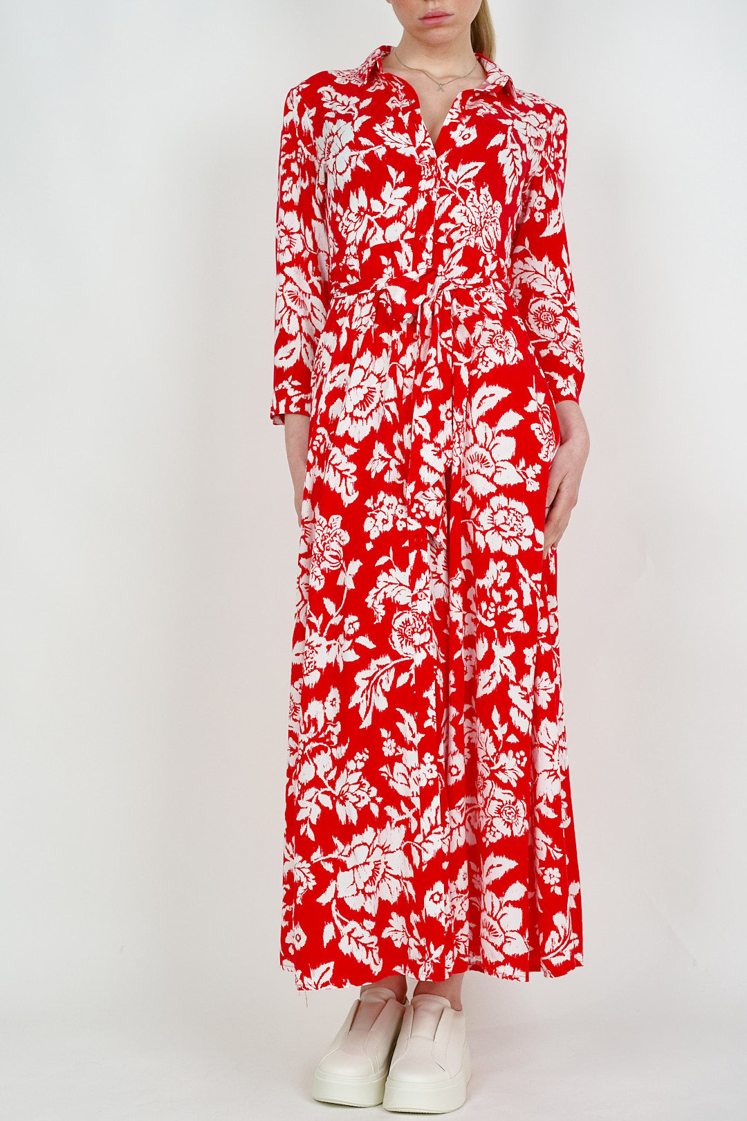 Goa Shirt Dress Red