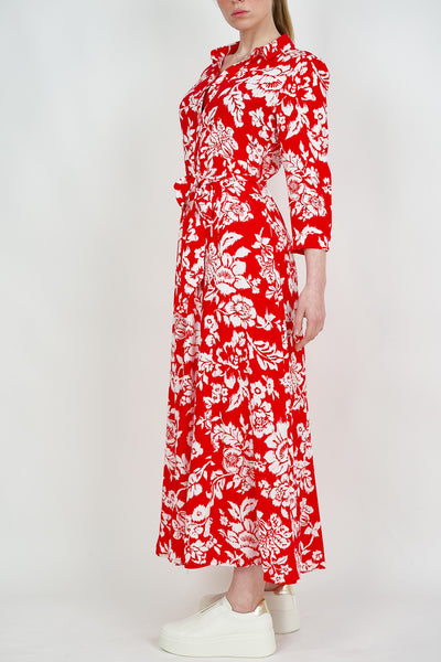 Goa Shirt Dress Red